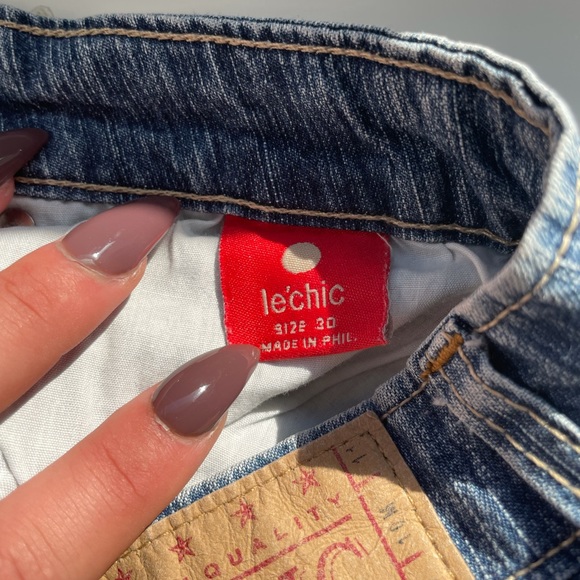 Blue low rise jeans, size 30, great condition never worn - Picture 5 of 5